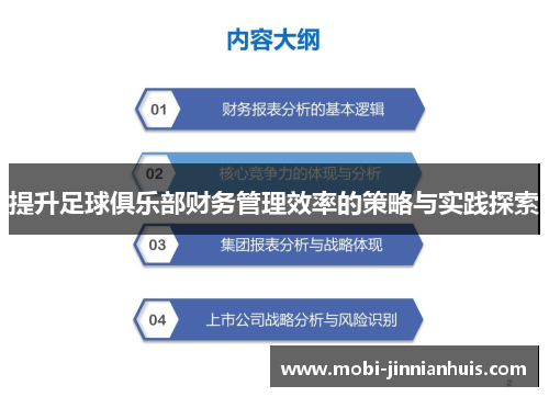 提升足球俱乐部财务管理效率的策略与实践探索